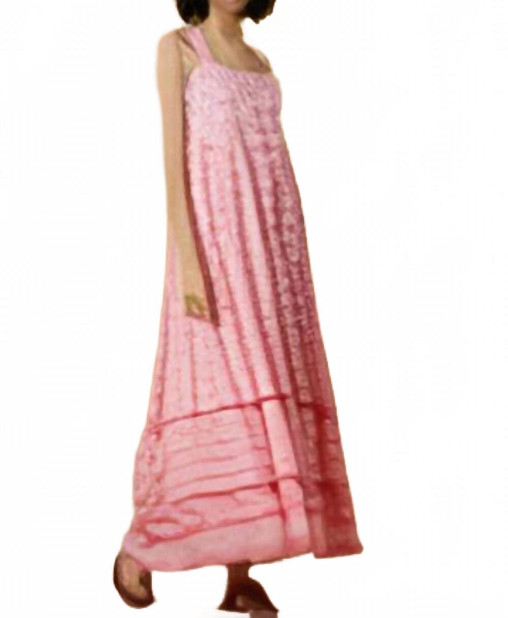 NEW RO'S GARDEN lily maxi dress in pink